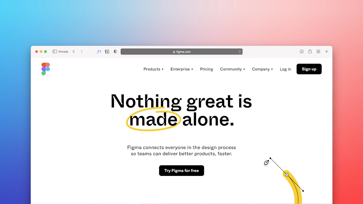 Figma website design being converted into a responsive WordPress website